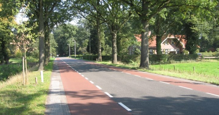 Foto van de Goorseweg in Diepenheim in de zomer